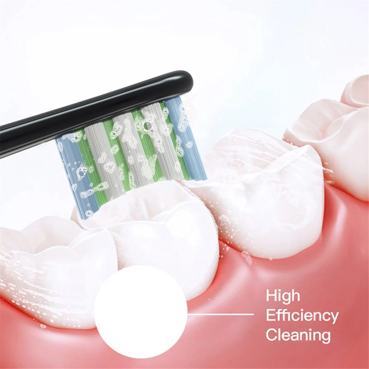 Сменные насадки для щеток, 12 шт., мягкие насадки для глубокой очистки X PRO/Z1/F1/One/Air 2/SE, D