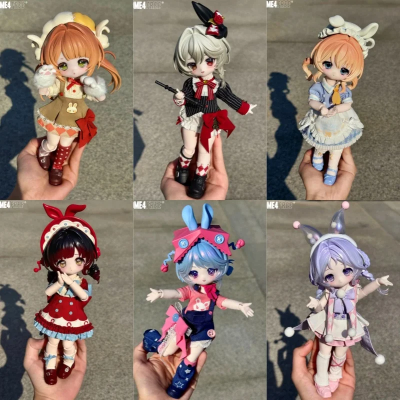 

Come4free Mini 1/6 Scale 20cm Movable Joint Bonnie Rabbit Rabbit Dream Box Serise Desktop Decoration Anime Action Figure Toys