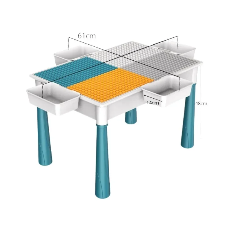 Bloco de construção de mesa grande painel de partículas montagem bloco de construção para meninos e meninas crianças jogos do jardim de infância brinquedo mesa presentes