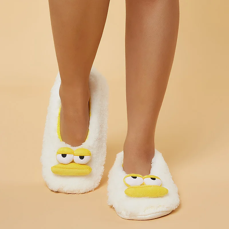 Duck Cute Slippers for women indoor Fuzzy Slippers Winter Slipper Warm Slippers For Women Fluffy Slippers Women House Slippers