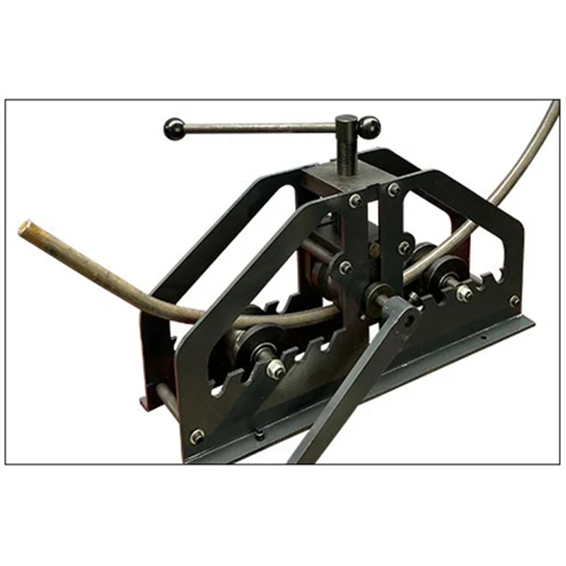 TR60 Manual Metal Tube Bender Machine 1.5 Inch Round Roller Stretcher Shrinker Bench Bending Set Heavy Duty Pipe Bender