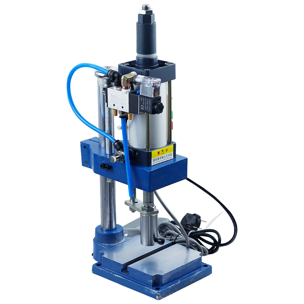 Bench Pneumatic Press Pneumatic Punch 110/220V Mechanical Press Pneumatic Machinery Punching