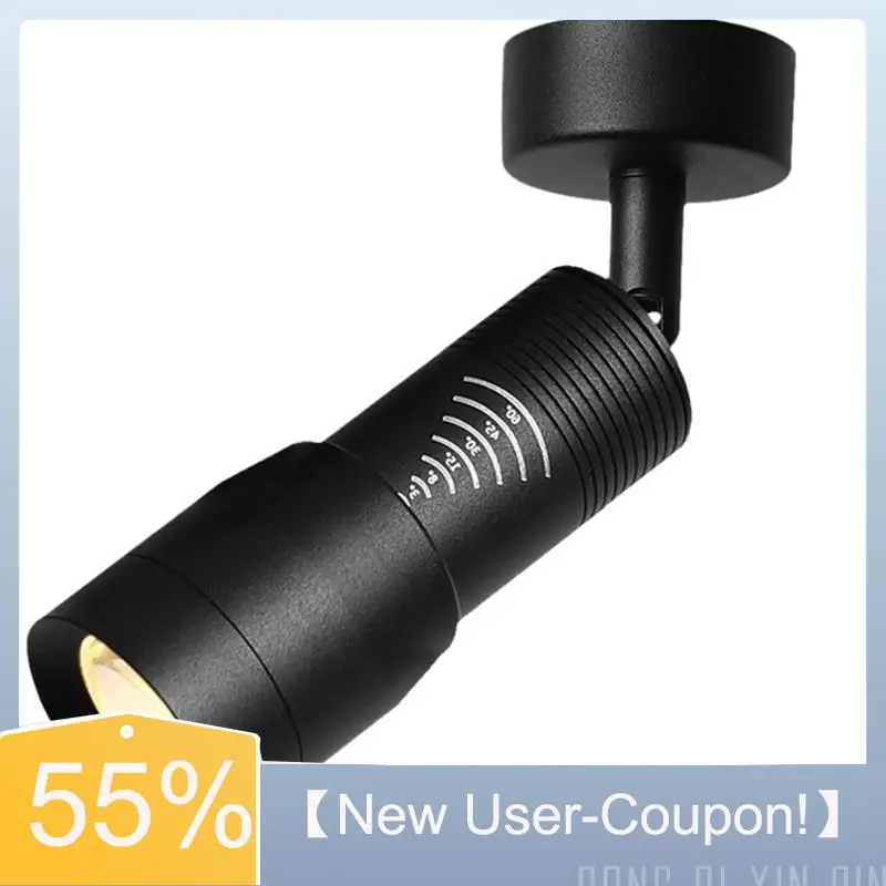 

【Быстрая доставка】Регулируемый 10 ° -60 ° Атмосферный светильник с узким угловым стержнем для общественного питания с функцией масштабирования