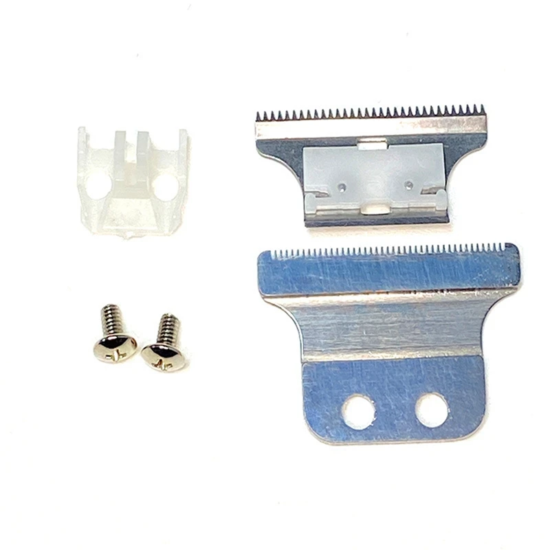 

Y21A Машинка для стрижки с 2 отверстиями, Т-образное лезвие, сменные лезвия для триммера для волос для WAHL 8081 8171, серебро