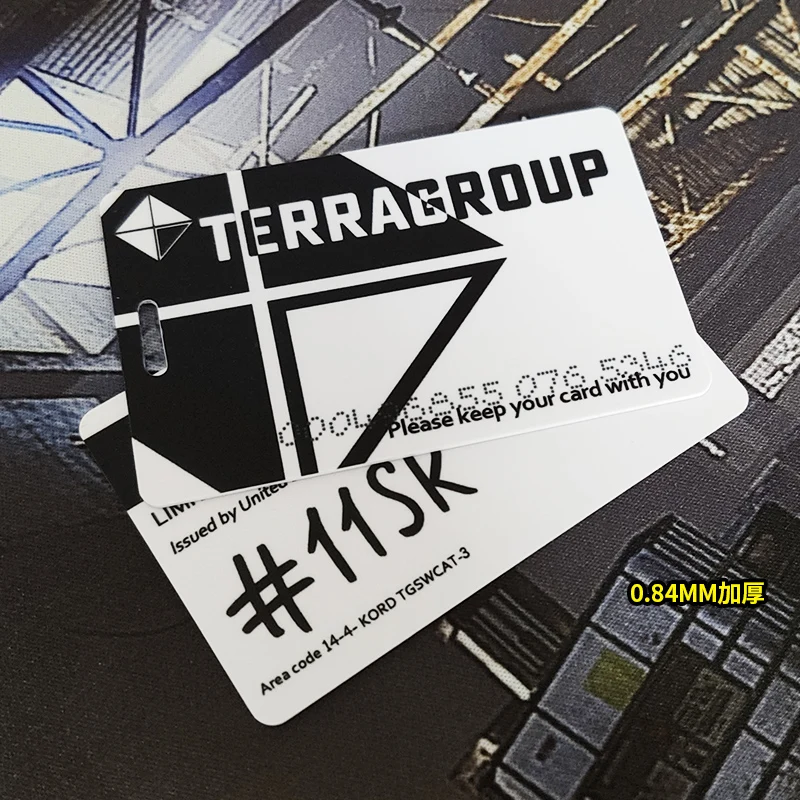 Ensemble complet de cartes clés Escape from Tarkov, Red TerraGroup, Collection de cartes