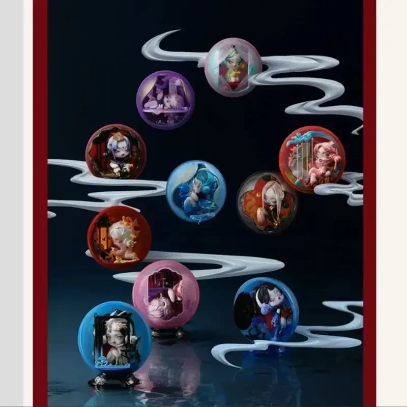 ポップマート スカルパンダ ミラージュシリーズ ブラインドボックス オーナメント デコレーション デスクトップモデル