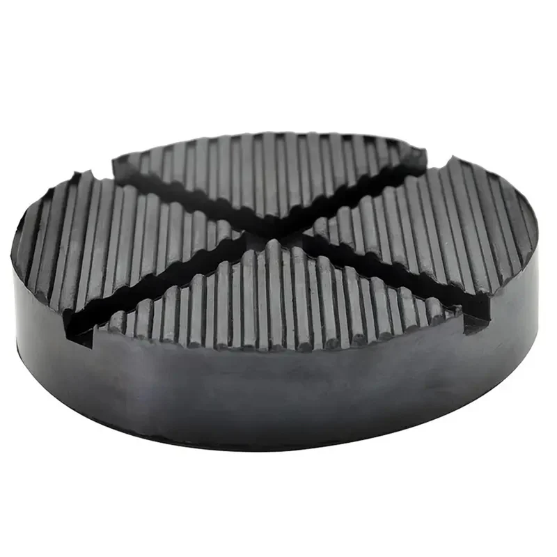 Floor Slotted Car Rubber Jack Pad Frame Protector Guard Adapter Jacking Disk Pad Tool for Pinch Weld Side Lifting Disk