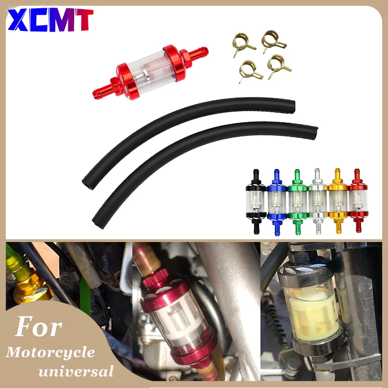 8mm Gas Fuel Gasoline Oil Filter Fuel Hose Fuel Filter For ATV Kawasaki KTM Yamaha Honda CRF 250R 450R 250X 450X 250RX 450RX