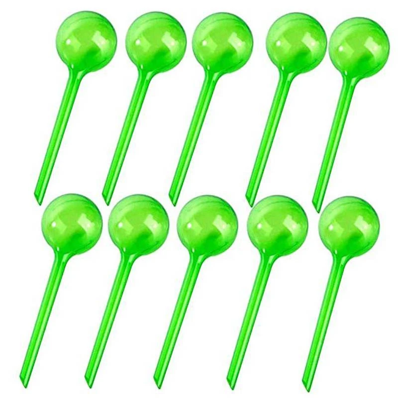 

HOT SALE 10Pcs Flower Automatic Watering Device Plant Pot Bulb Globe Garden Waterer Watering System Drip Irrigation