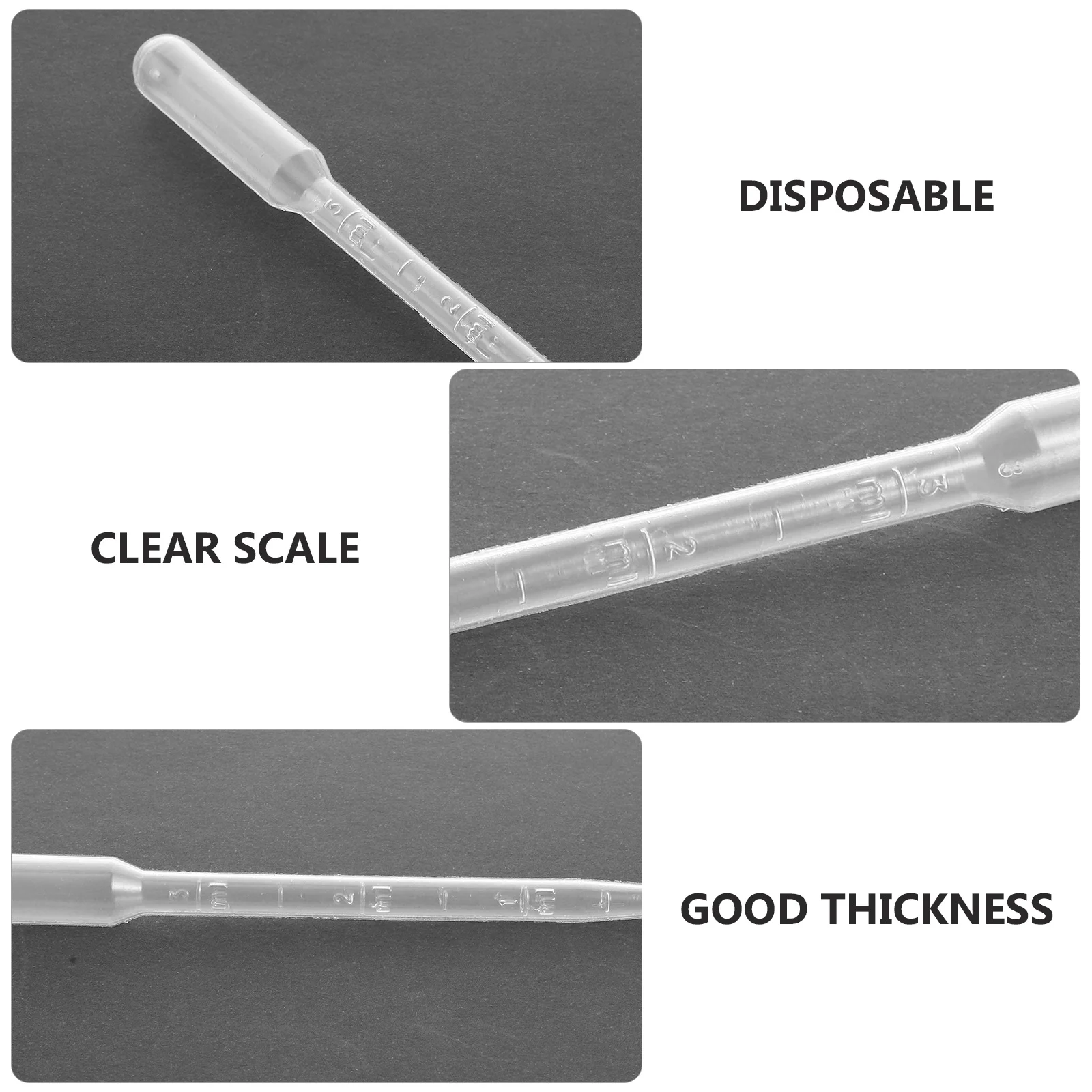 

100 Pcs Transfer Scale Pipettes Lab Essential Oil Disposable Graduated Diffuser Dispensing Droppers Laboratory