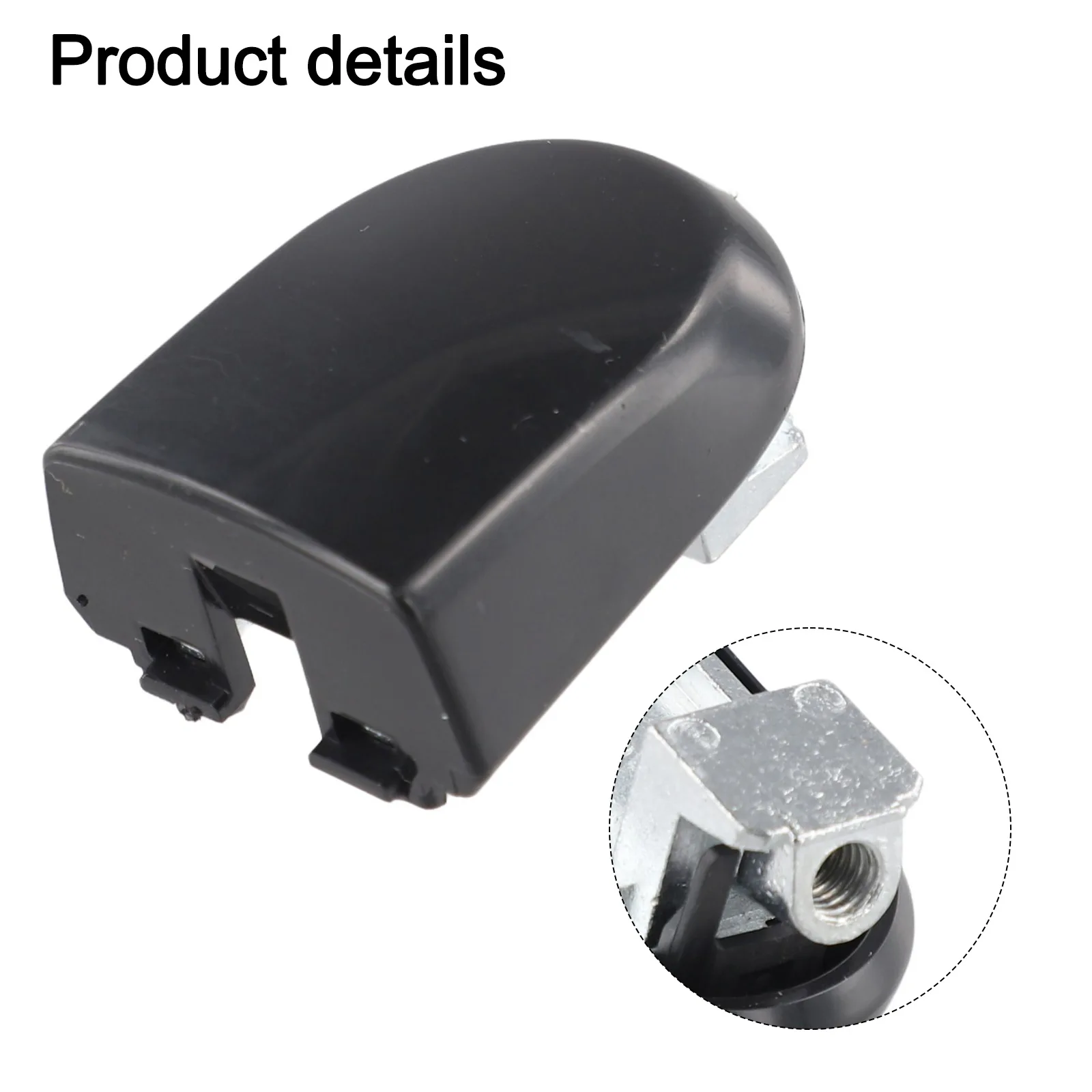 

Car Door Handle Cap No Hole For Nissan For Tiida For Versa 2007-2012 82641-EL12A ABS Black Replacement Parts