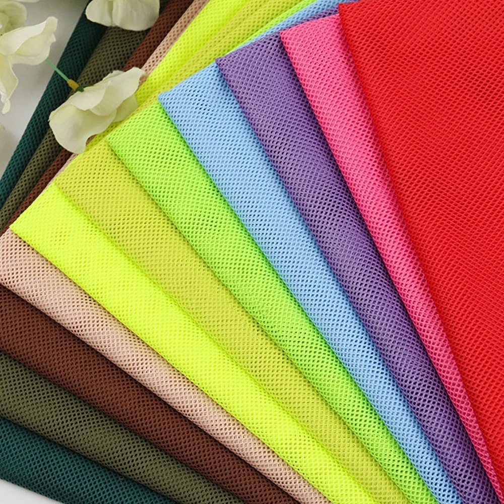 1mx1.5m Breathable Mesh Fabric Diy Kit For Seat Covers Sport Shoes Bags Sofa Gauze Curtains T-Shirts - Sportswear Mesh Material