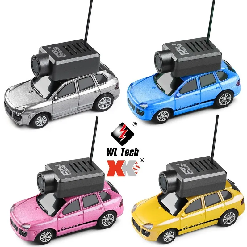 

Радиоуправляемая машинка Wltoys 6401, масштаб 1:64, 2,4 ГГц, со встроенным гироскопом, FPV-камерой, управлением через приложение, в стиле Porsche, микро-модель для взрослых любителей.