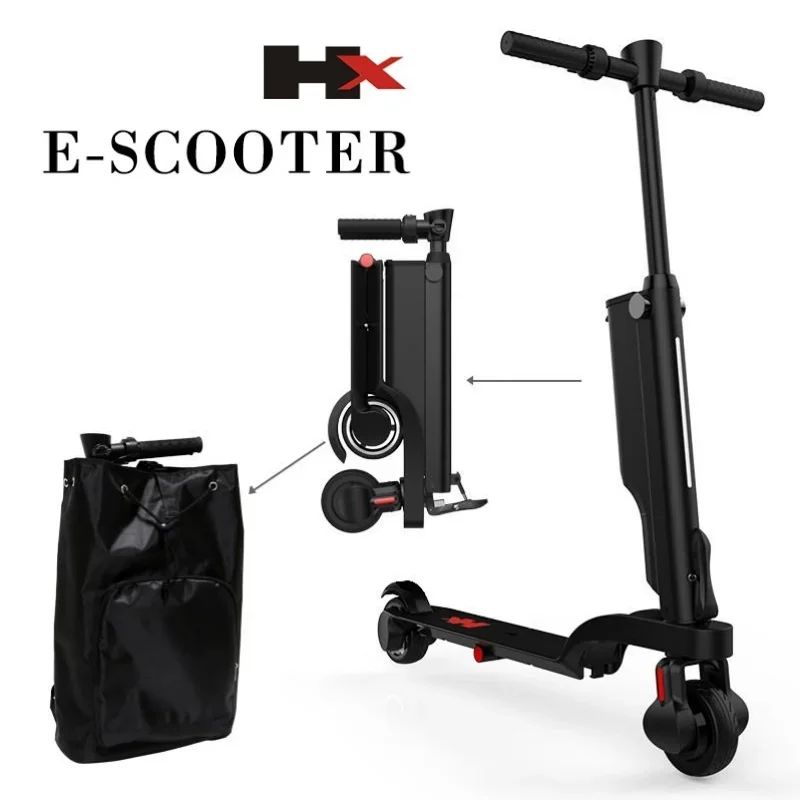 

HX X6 250W 36V City Mini Backpack Portable Electric Scooter Folding Lightweight Two Wheel Electric Scooter Bike For Adults Men