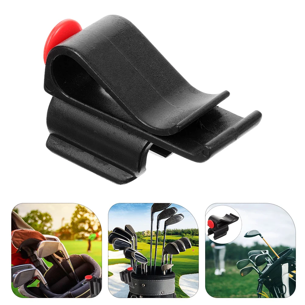 

2 Pcs Golf Fixing Clip Bag Accessory Divot Tool Accessories for Men Black Club Bags Holder Funny