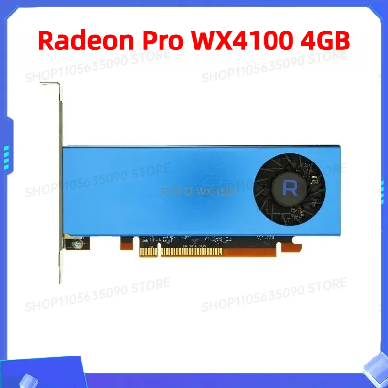 1PCS 90%newOriginal Radeon Pro WX4100 4GB Graphics Professional Graphics Card WX41004GB  4K 5K 8K CAD Design RadeonProWX41004GB