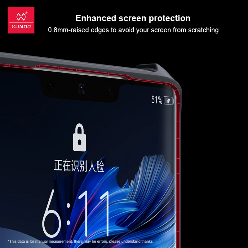 Xundd Phone Case For Huawei Mate 50 Pro Case For Mate 50 Lens Full Protection Fingerprint-Proof Back Cover