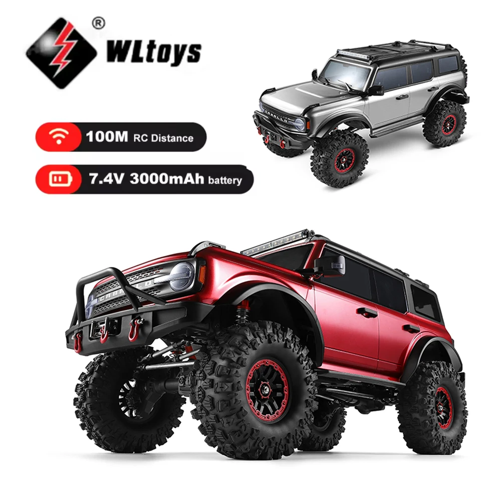 

WLtoys 104020 1/10 Professional RC Car Off Road 4x4 2.4G 4WD Remote Control Cars 45 Minutes Working Time Climbing Car Adult Toy