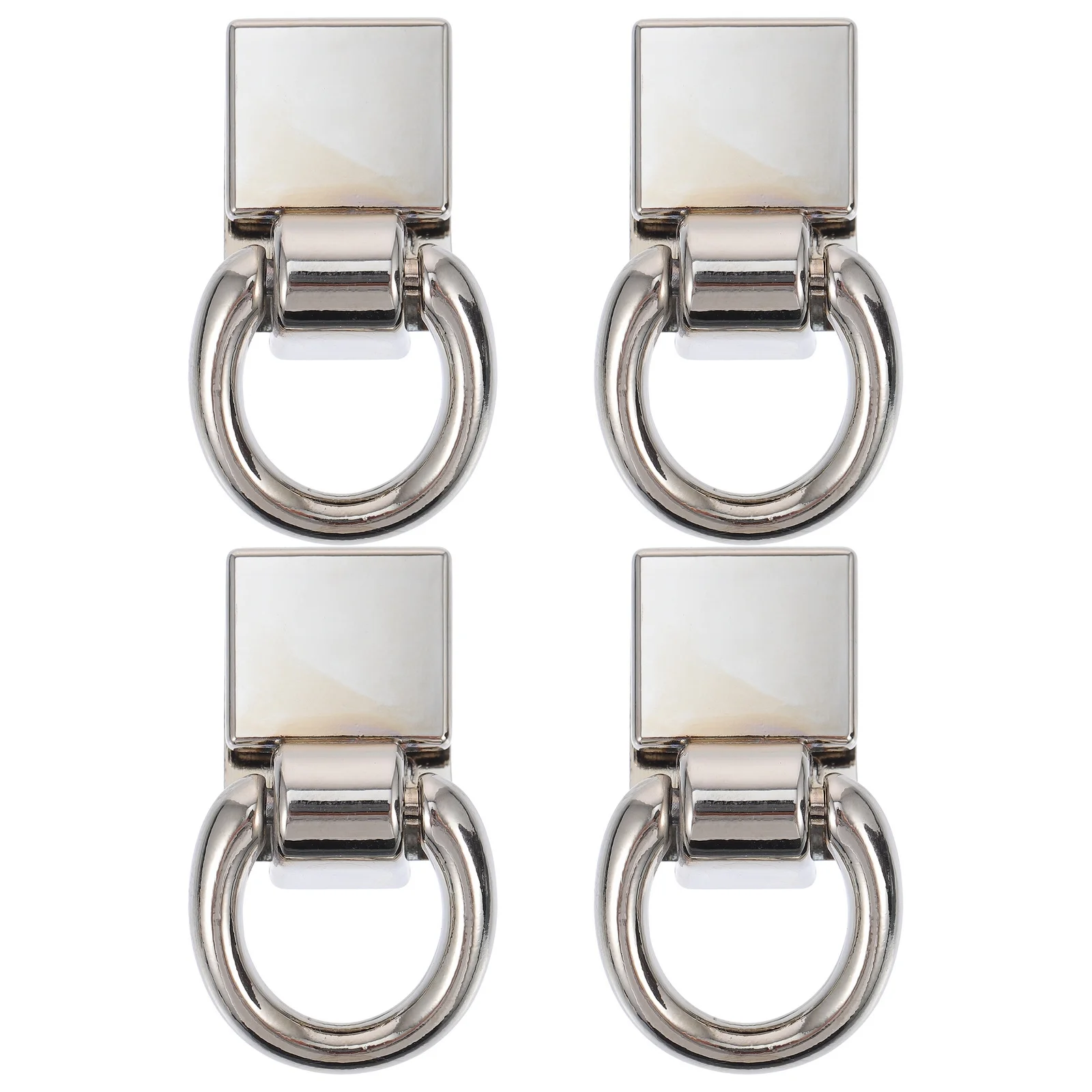 

4Pcs Hanging Buckles Metal Bag Buckles Sturdy Durable Suitcase Replacement Clasps Practical Handbag Accessories