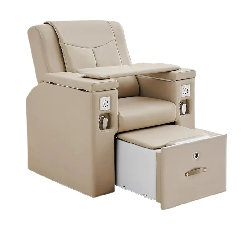 Electric manicure foot bath sofa chair multi-functional hair care tattoo embroidery manicure eyelash sofa pedicure foot massage