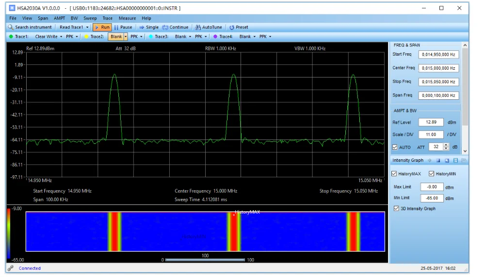 Hantek HSA2016A HSA2016B USB Interface Handheld Digital Spectrum Analyzer with P