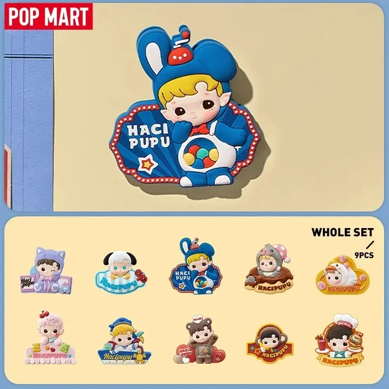 

POP MART HACIPUPU Rolling Time Machine Series-Fridge Magnet Silicone Clip Blind Box Toys Kawaii Anime Action Figure Caixa Caja