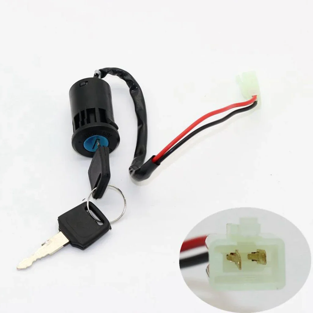 

ATV Ignition Key Switch with 2 keys Lock, for Electrical Scooter On/Off Car Trike Motorcycle