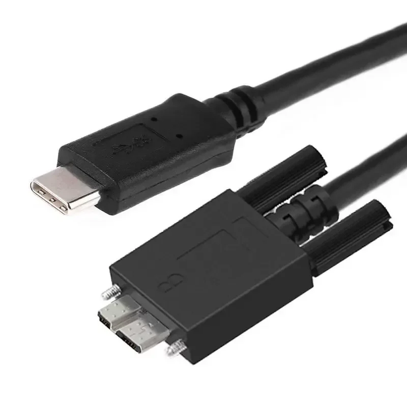 for TYPE-C Industrial Camera Cable USB3.0 C Male to MICRO3.0 Right Angle Up Down Left Right Elbow Cable Hard Disk Cable