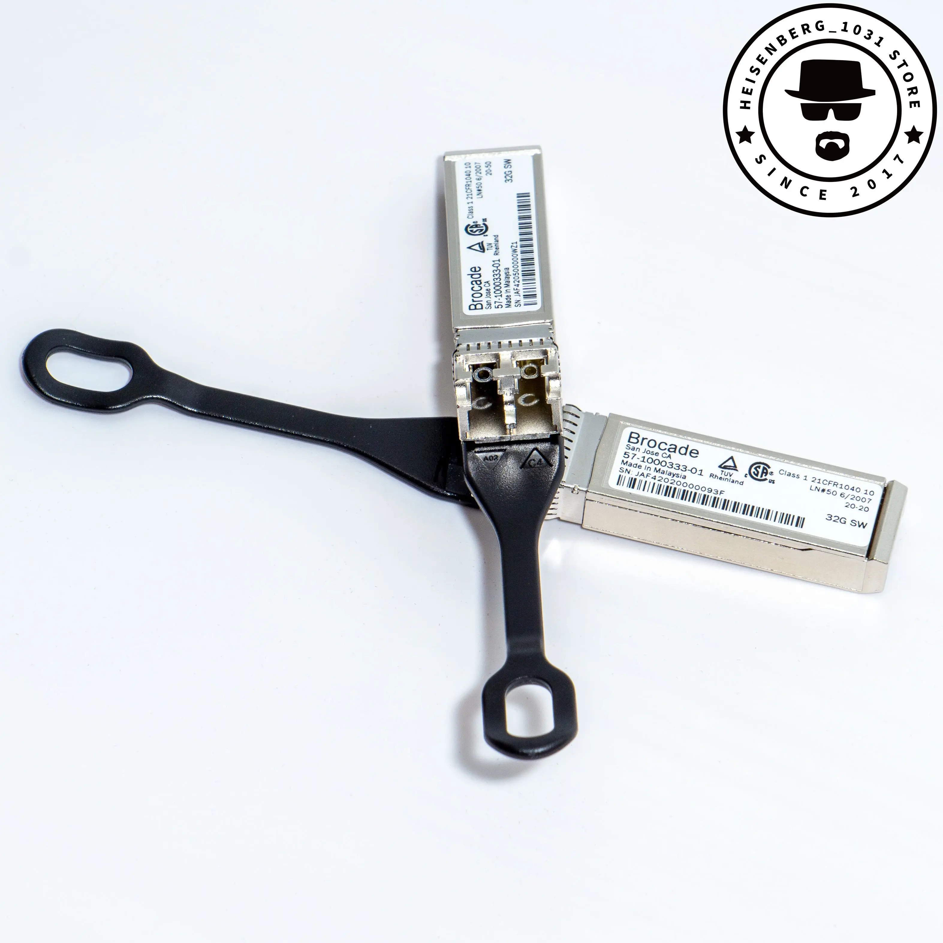 Brocade-ファイバートランシーバー57-1000333-01,32GB,850nm,fc,san swl,sfp,finisar