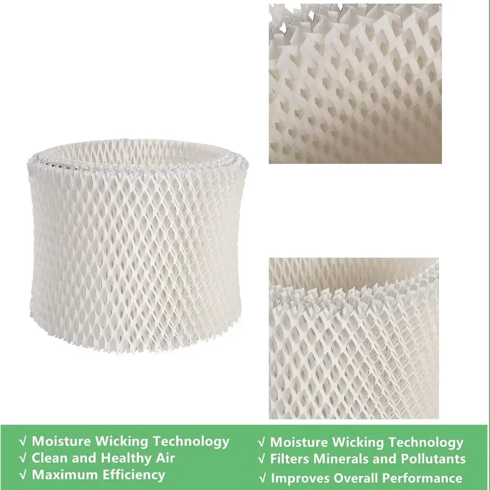 Влагоотводящие фильтры увлажнителя, 6 шт., совместимые с Honeywell HAC-504, HAC-504AW,HCM-350,HCM-300T,HCM-600,HCM-710,HCM-315T