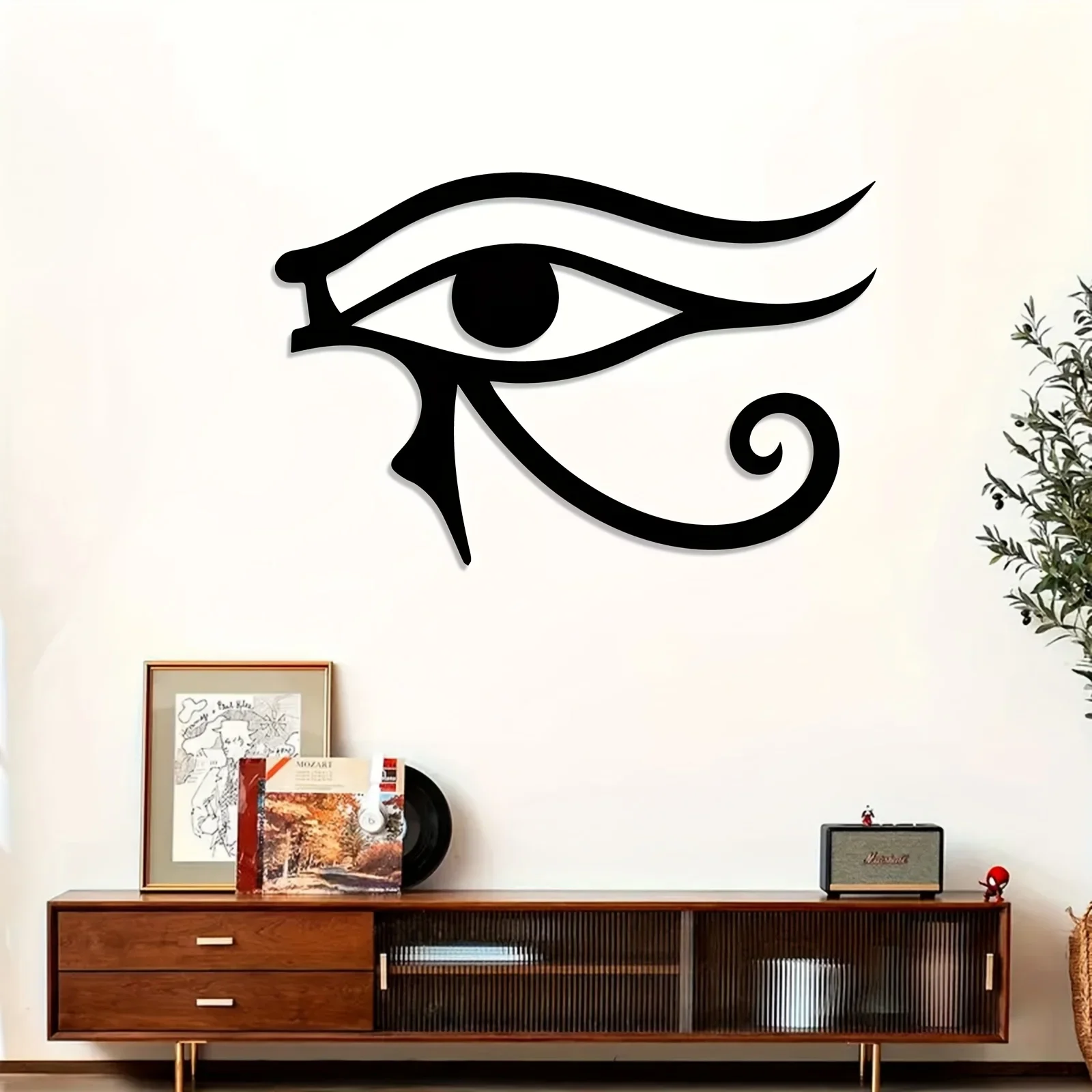 CIFBUY Eye Of Horus Metal Wall Art Iron Hanging Sculpture Rustproof Durable Home Garden Patio Indoor Outdoor Decor Gift