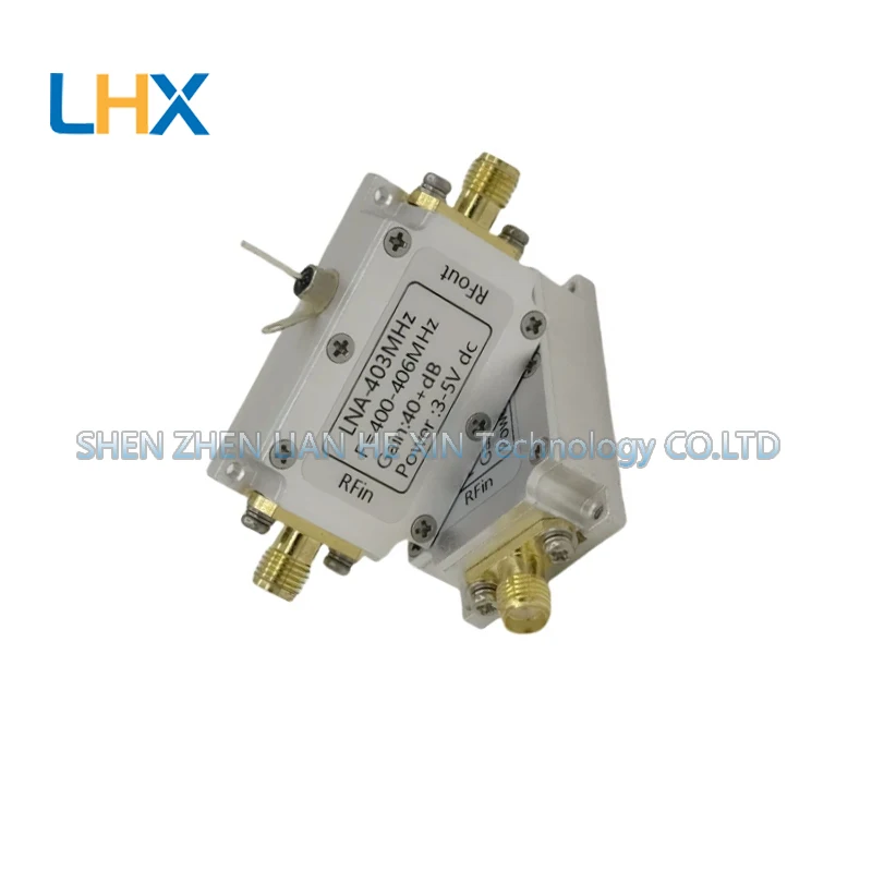 400-406MHZ low-noise amplifier 403MHz LNA RF radio frequency amplifier module gain 41dB