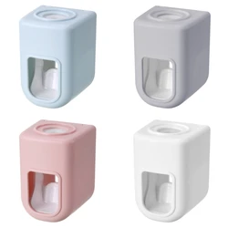 Wall Mount Automatic Toothpaste Dispenser Waterproof Lazy Toothpaste Squeezer Holder Bathroom Accessories No Punching