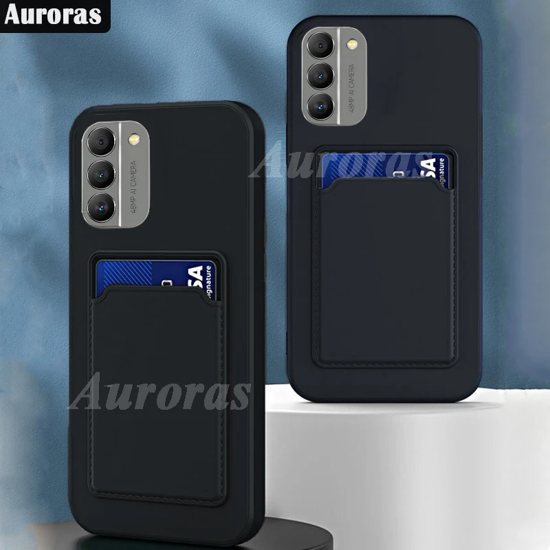

Auroras For Nokia G42 Case Deluxe Wallet Card Pocket Silicone Shell For Nokia G32 G22 C110 C210 Shockproof Back Cover