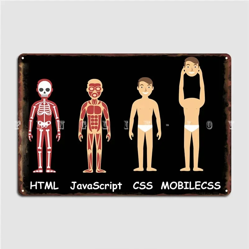 Web Developer Software Eng Metal Sign Wall Mural Bar Cave Classic Plaques Tin Sign Poster