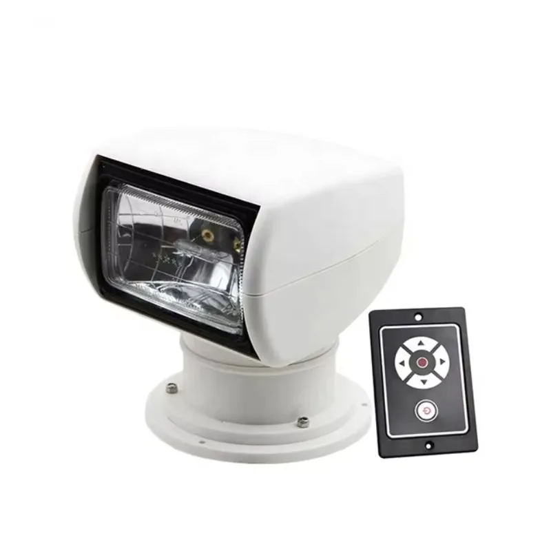 12V Waterproof Lamp 360 Degree Yacht Boat Led Rotate Search Light Surface Mounting for Boat