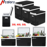 Hcalory Car Fridge - 30/40/50L Portable Cooler - 12/24V & 110-240V Wide Voltage - Perfect for Travel, Camping, and Outdoors