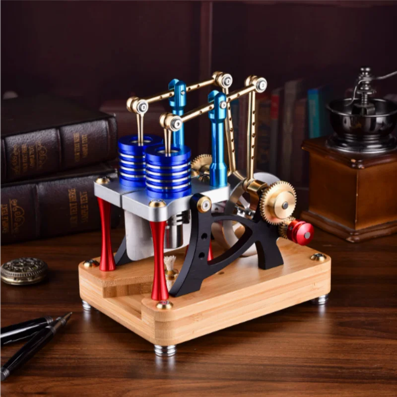 Physical air energy alpha balance Stirling engine model, alloy engine model, motor engine model, external gas turbine