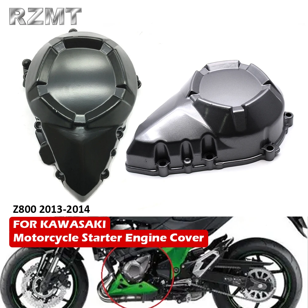 

Motorcycle Left Aluminum Crankcase Engine Stator Cover Fit For Kawasaki Z800 2013-2014