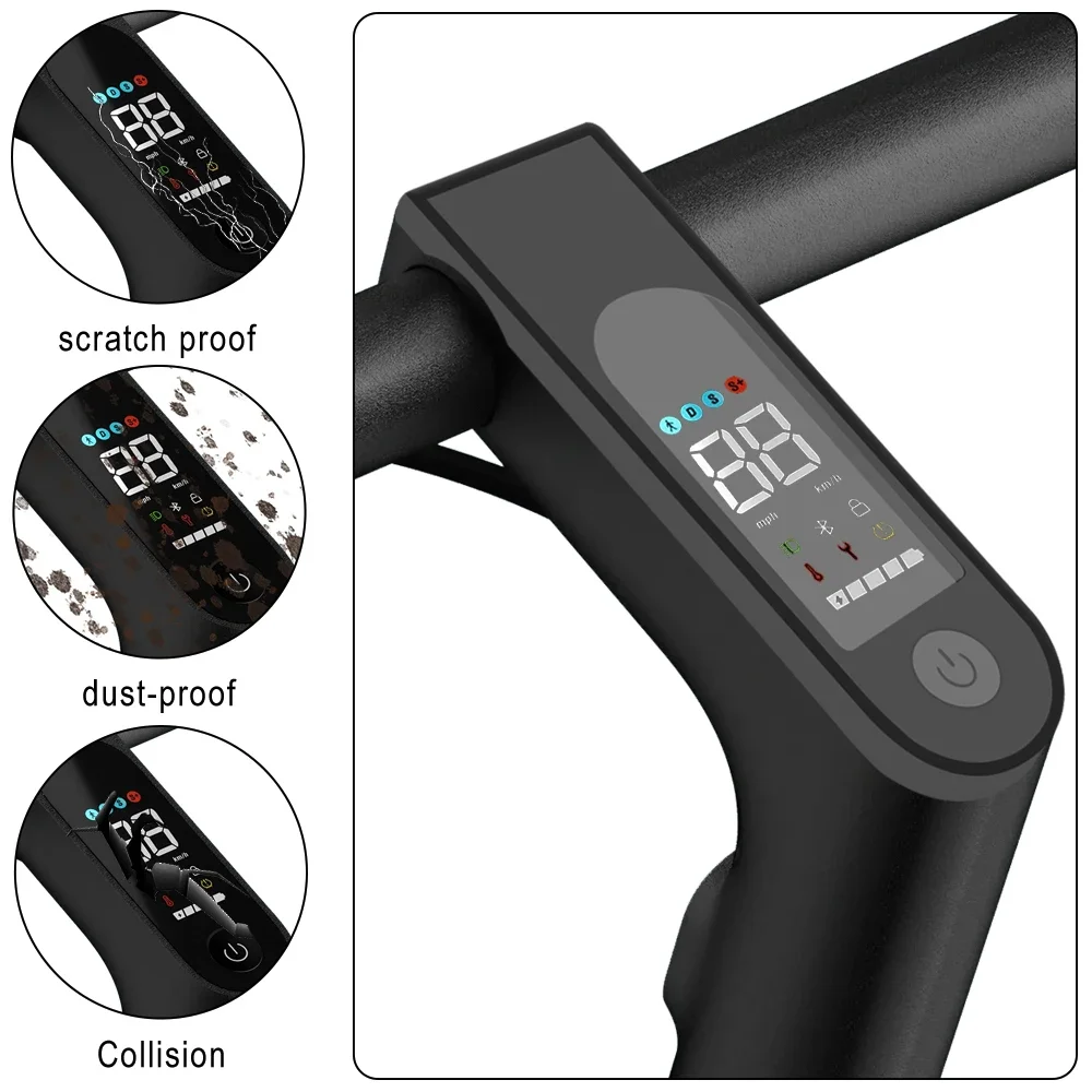 حافظة عرض من السيليكون ملحقات غطاء لوحة القيادة لسكوتر Xiaomi الكهربائي 4 أجزاء غطاء حماية لوحة الدائرة الترا