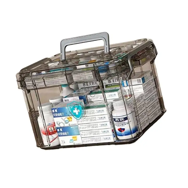 

BX0F Plastic Storage Box Large Capacity Organization Container for Outdoor Traveling Camping Hiking Supplies