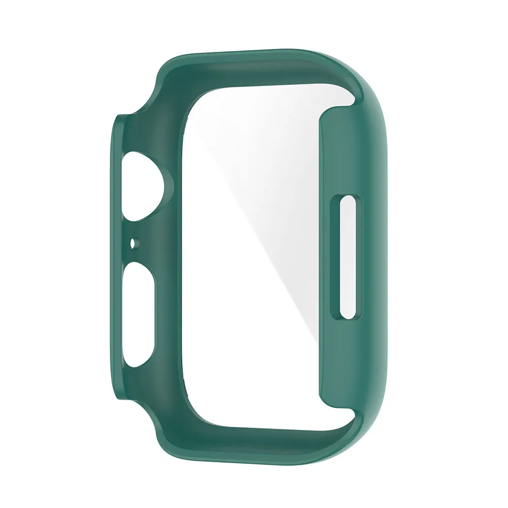 Funda protectora de reloj para Apple Watch Iwatch S7 41mm 45mm Pantalla de reloj inteligente Marco de parachoques funda para reloj funda de PC