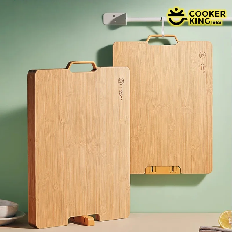

COOKER KING Bamboo Chopping Board Mould Proof Food Cutting Table for Meat Double-sided Thickened Fruit Vegetables Chopping Panel