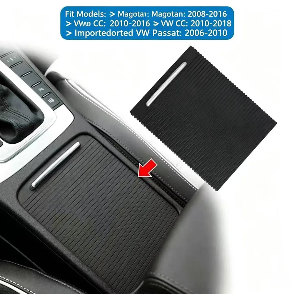 Central armrest box cover retractable lid for VW Magotan, CC, and Passat