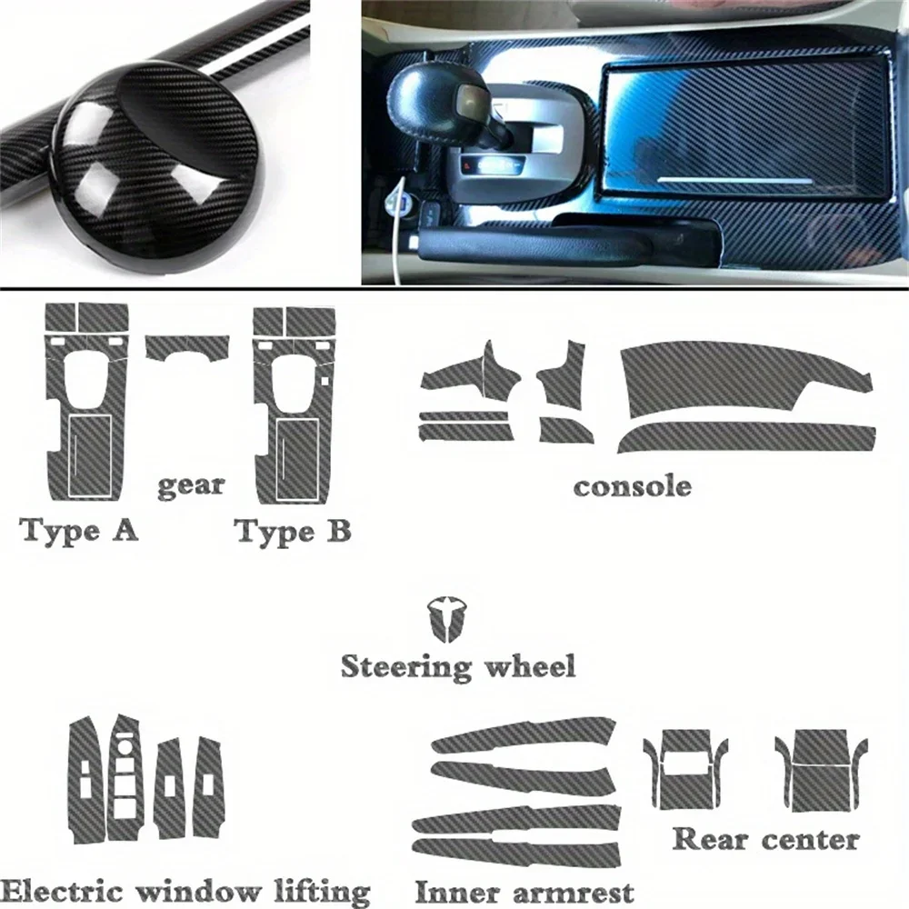 Аксессуары для стайлинга автомобилей, декоративные наклейки на панель переключения передач для Honda Accord восьмого поколения 2008-2012