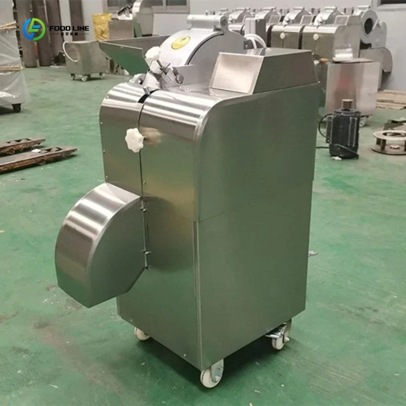 High-Speed Chili Dicing Machine Vegetable Cube Cutting Machine 5mm Sausage Dicer Machine FL Customized