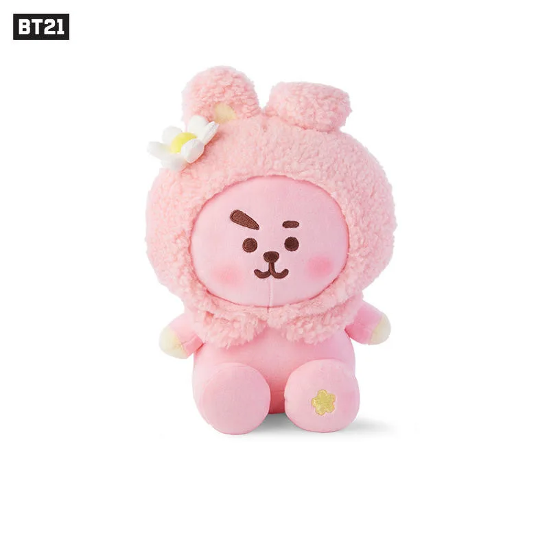 Anime dos desenhos animados bt21 cooky chimmy tata brinquedo de pelúcia y2k criativo novo bonito boneca de pelúcia quarto escritório ornamento presente para amigos