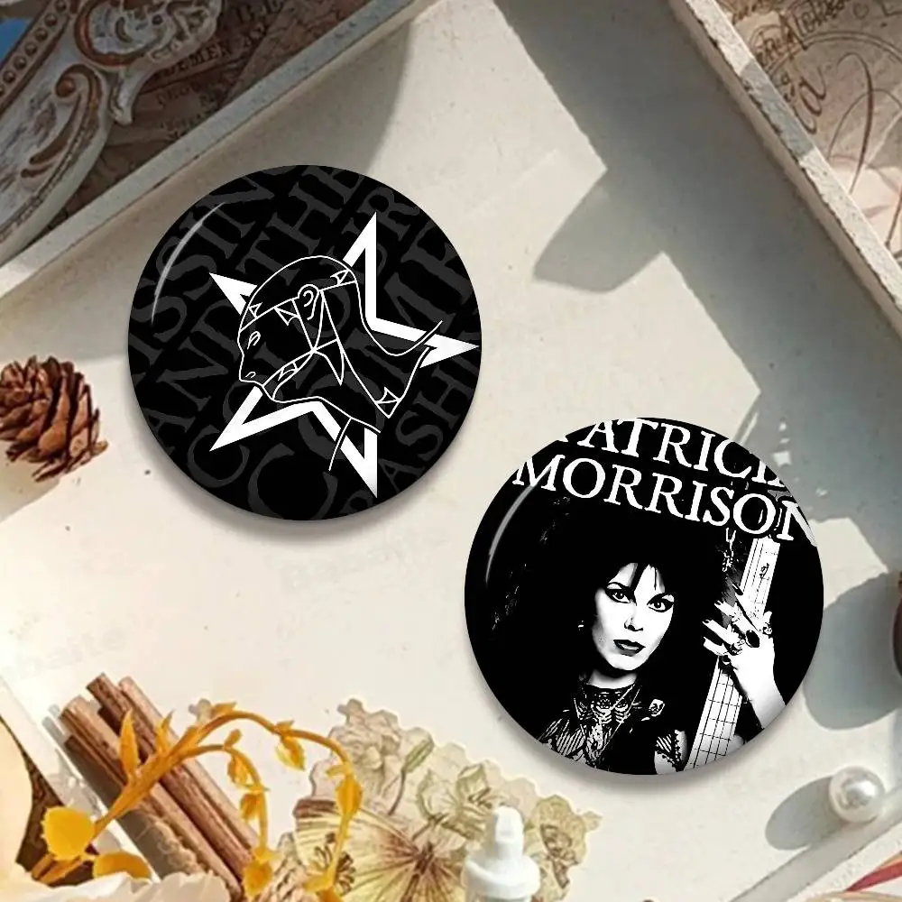 دبوس زر ناعم قابل للتخصيص من Sisters Of Mercy للنساء مجوهرات إبداعية شارة مضحكة قبعة لمحبي الرسوم المتحركة #2