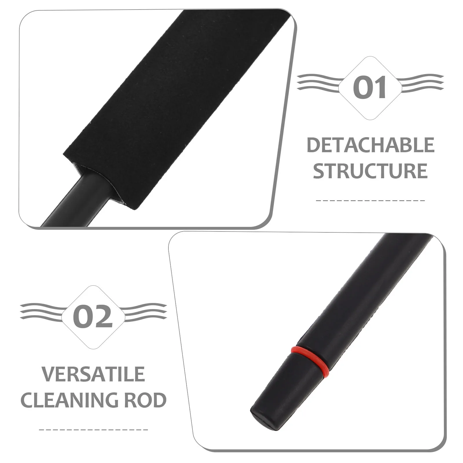 Стержень для чистки флейты, мягкая съемная палочка для очистки внутренней камеры, инструмент для ухода за флейтой