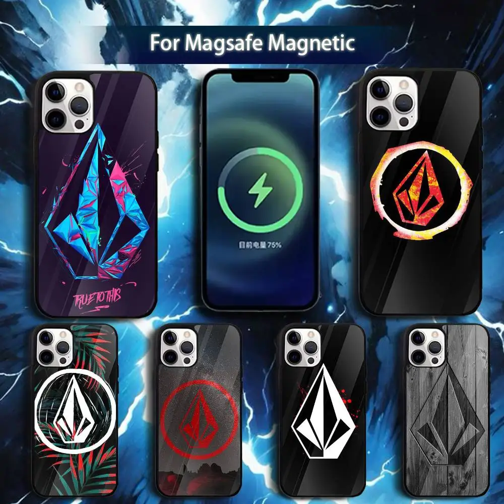 

V-VOLCOM Sport S-Style Phone Case For iPhone 17,16,15,14,13,12,11,Pro,Max,Plus,Mini,Magsafe,Magnetic Wireless Charging Case
